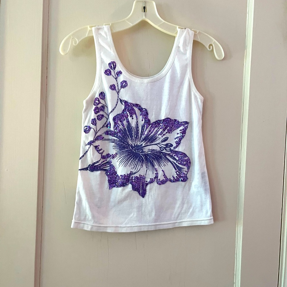 Sleeveless Sequined Top Womens Xtra Small